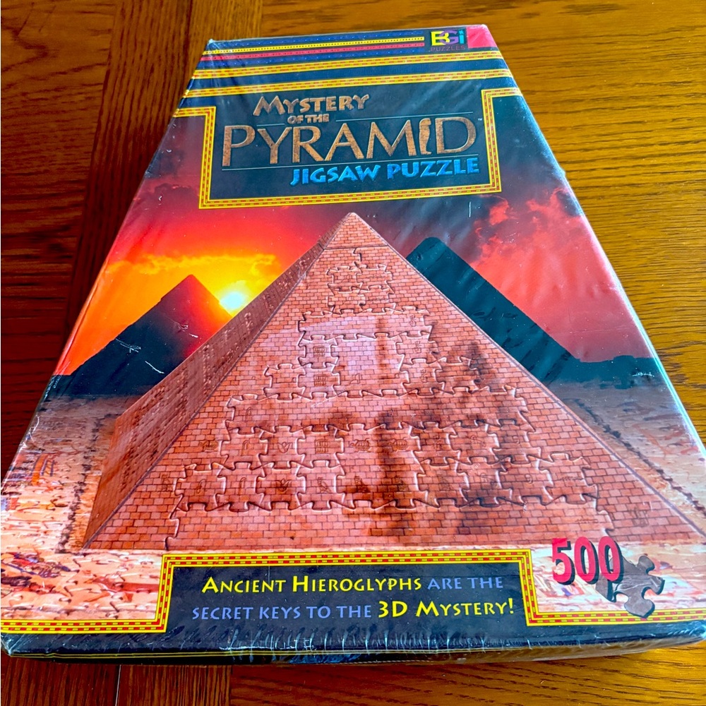 Never opened 
Brand new 
Mystery of the Pyramid Jigsaw Puzzle